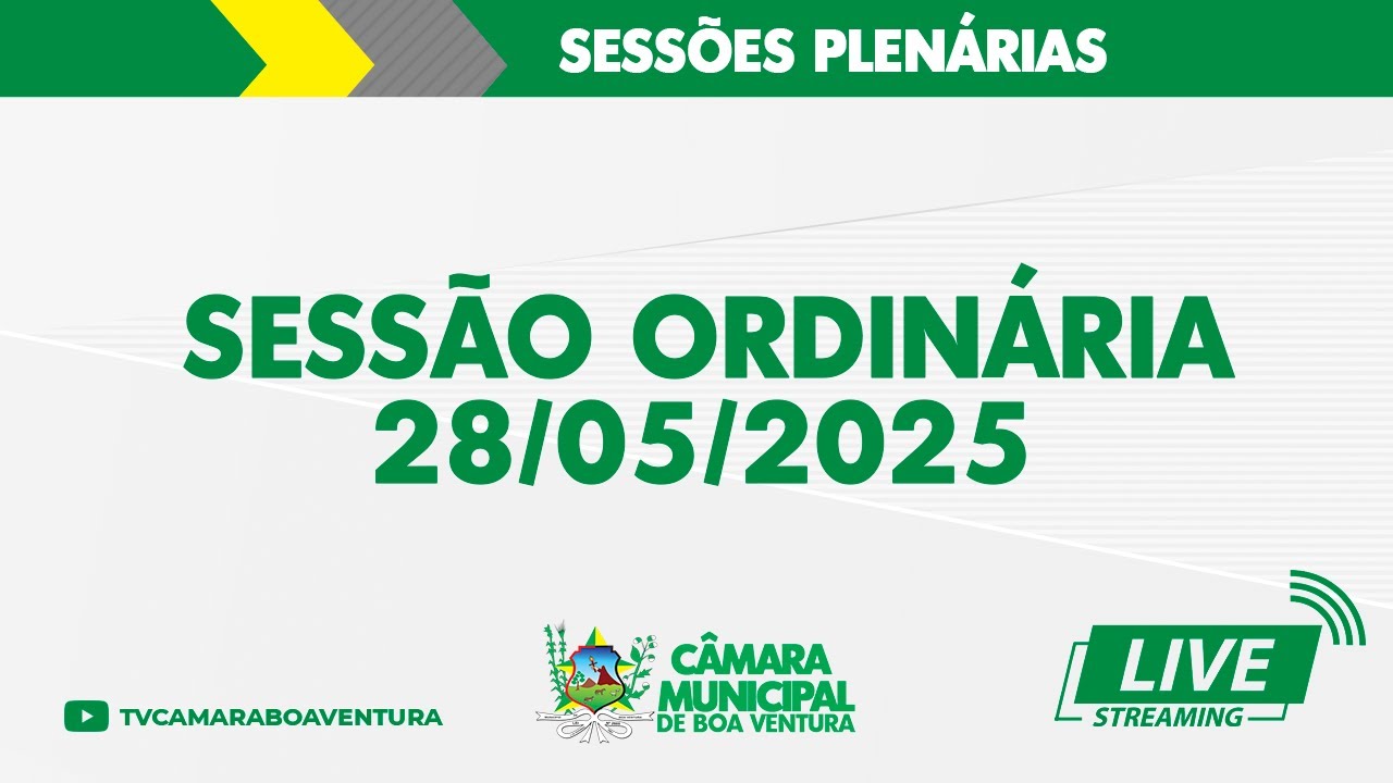 Sessão Ordinária 28/05/2025