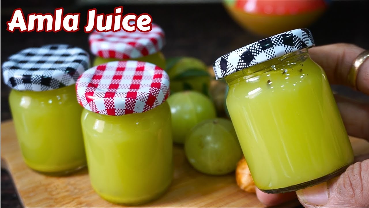 Amla juice recipe | gooseberry juice | boost immunity, reduce hair fall, enhance skin health