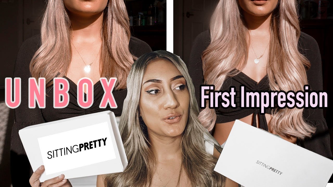 Sitting Pretty Halo Hair | UNBOX & First Impression