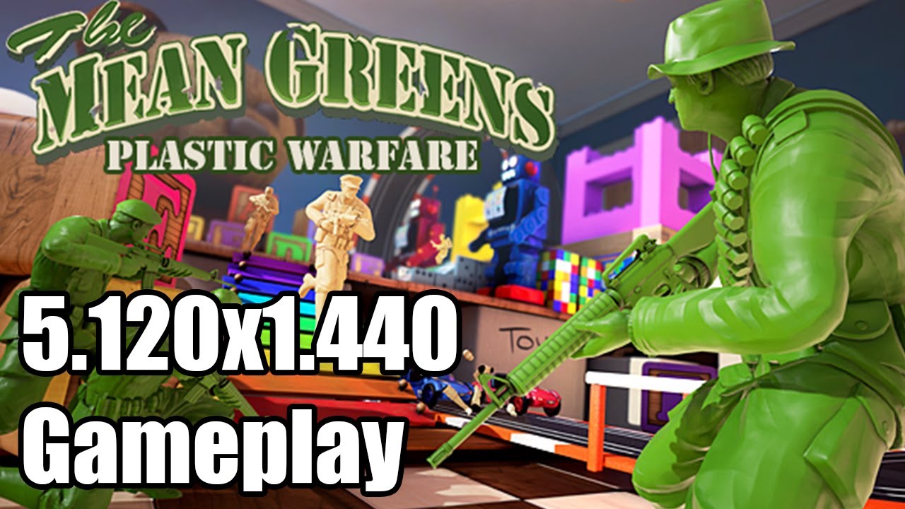 The Mean Greens - Plastic Warfare Ultrawide Gameplay [5120x1440] [32:9]
