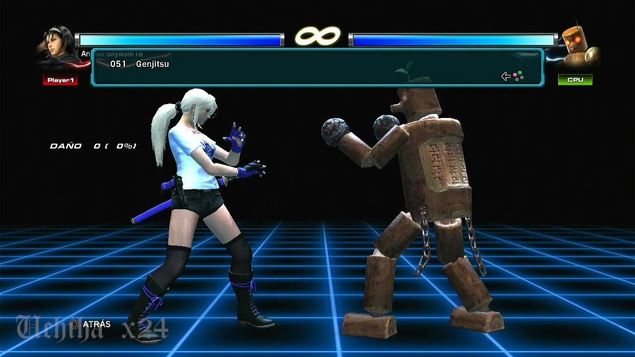 L7 Jun Kazama Move List comand list - Tekken TAG 2 ( Uchiha x24 ) Gameplay PS3