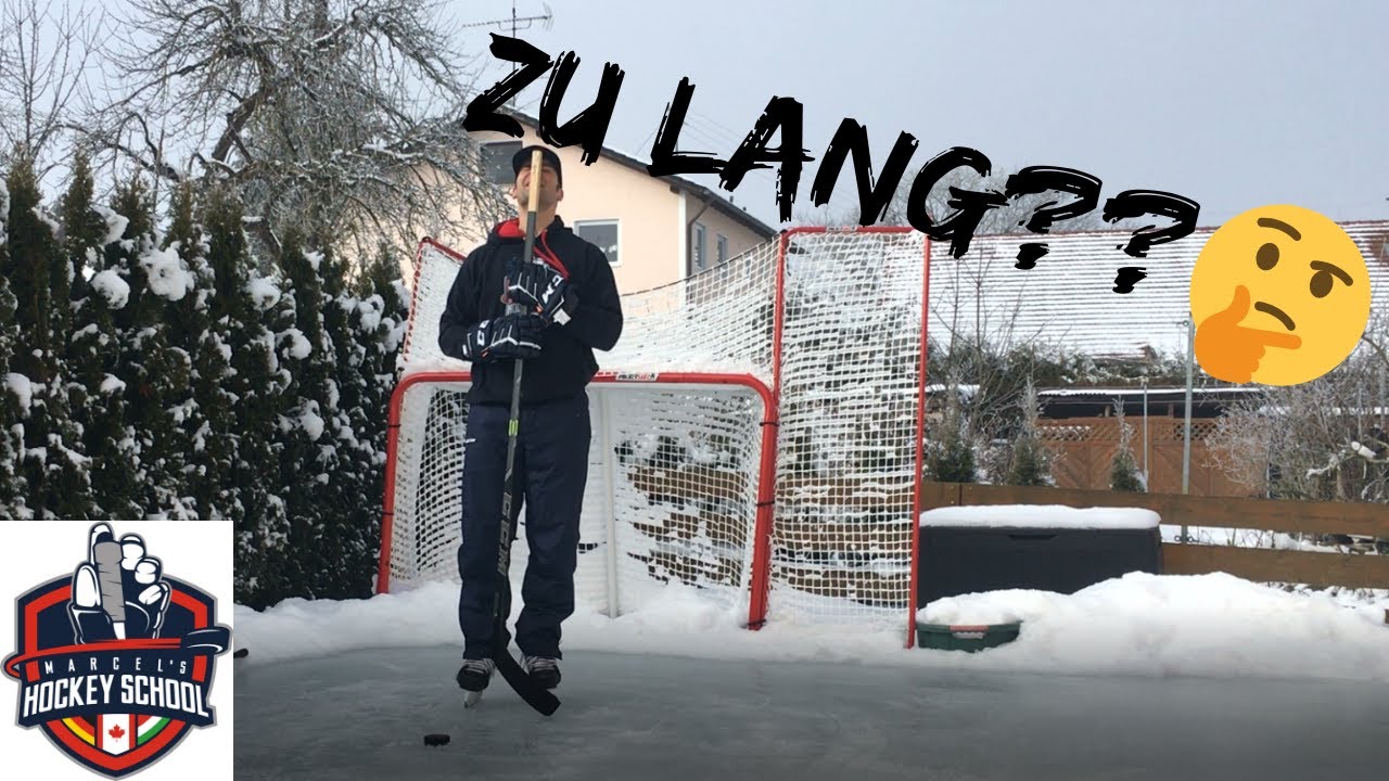 Eishockeyschläger: die Richtige Länge