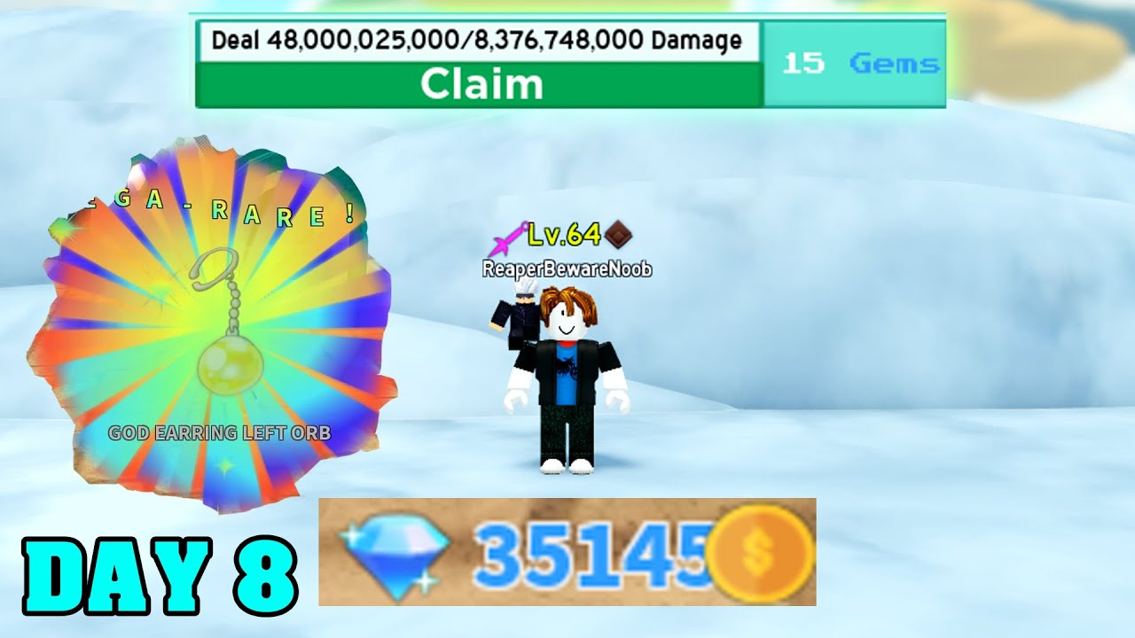 Noob To Pro Day 8 | Claiming 40 Billion Damage (35,000 gems) - All Star Tower Defense