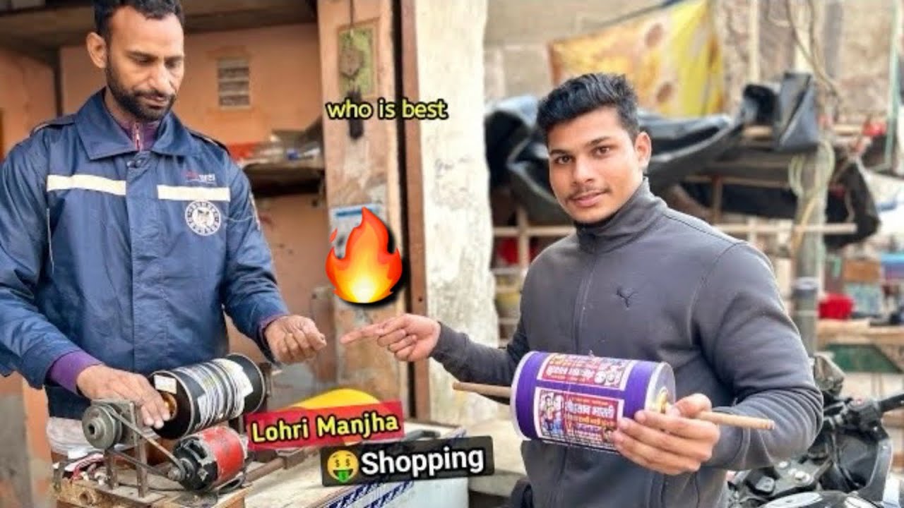 😱Manjha Shopping For Lohri 2024 | Mono Kite | Panda |