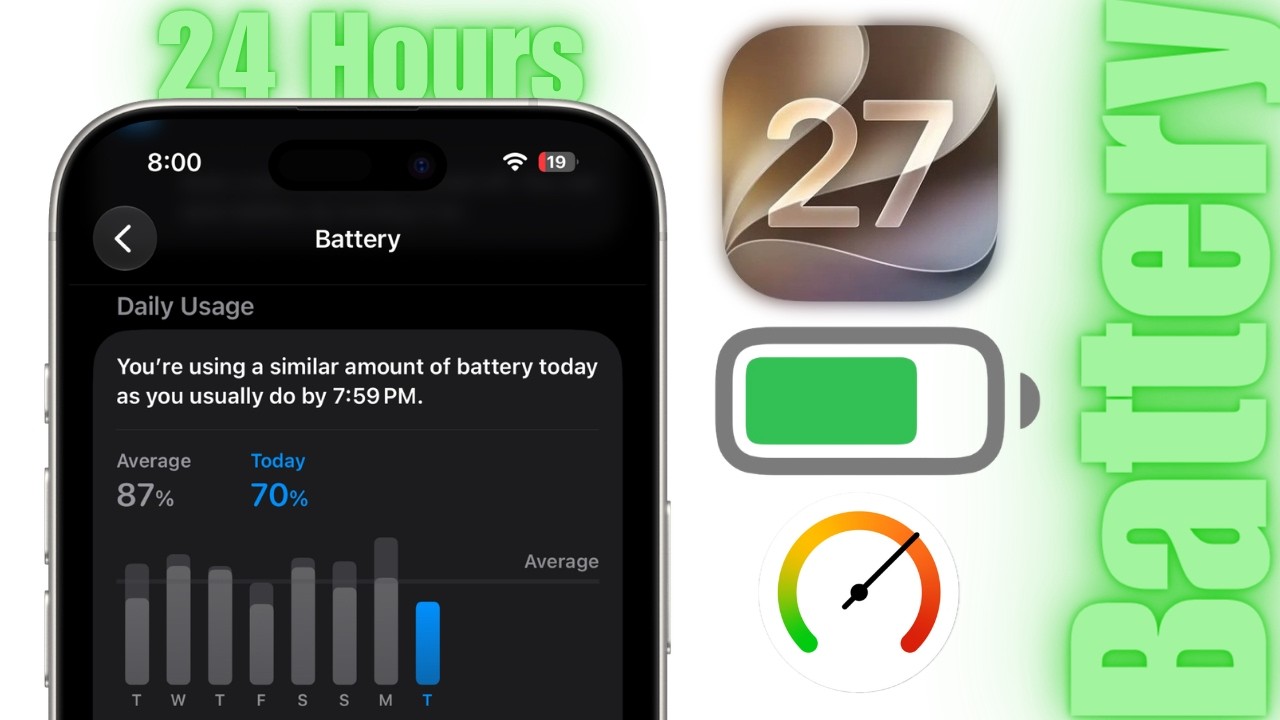 iOS 27 Beta 2: Время автономной работы и производительность (спустя 24 часа)