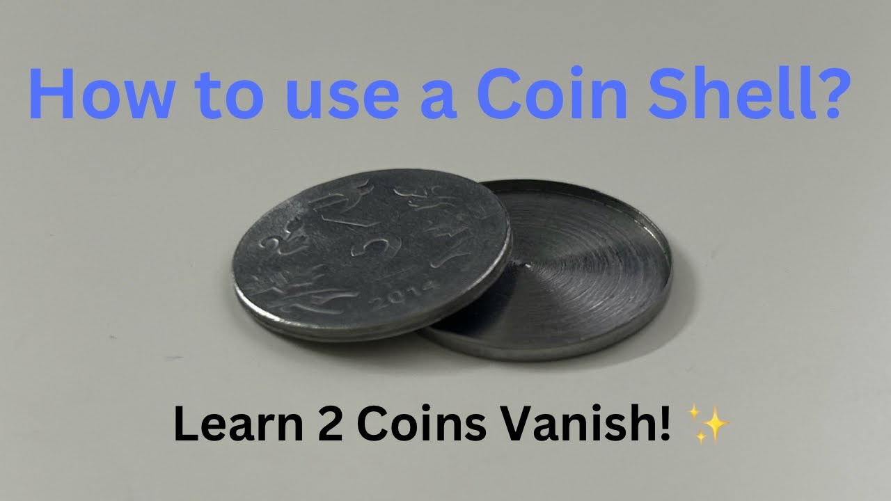 Coins Production and Vanish using Coin Shell ✨ | Coin Magic Trick Tutorial 🔥🔥