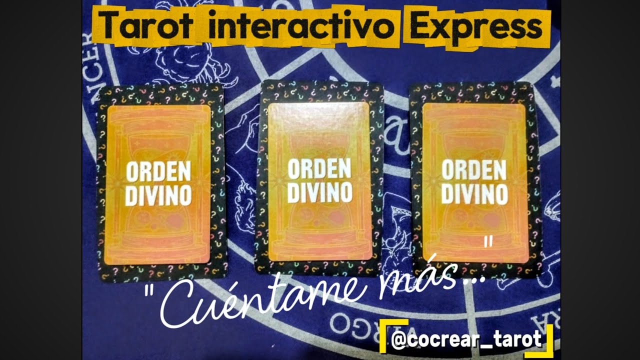 🔮✨TAROT INTERACTIVO EXPRESS: 