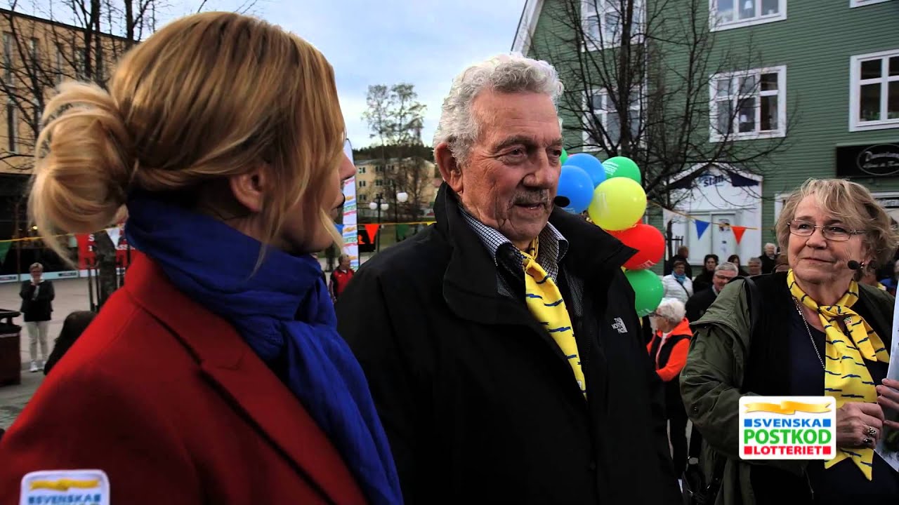 Två lyckliga miljonärer i Kramfors