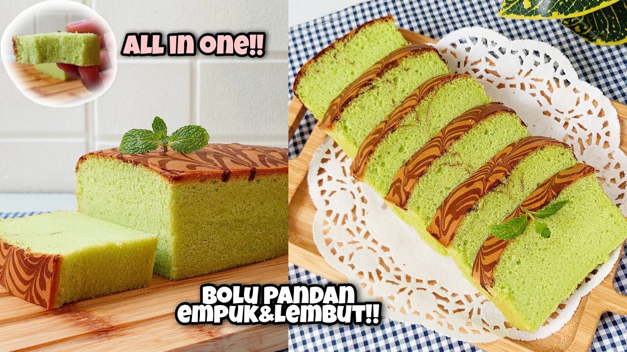 LAGI-LAGI PAKAI METODE ALL IN ONE!! BOLU PANDAN LEMBUT MOIST MIRIP OGURA!!