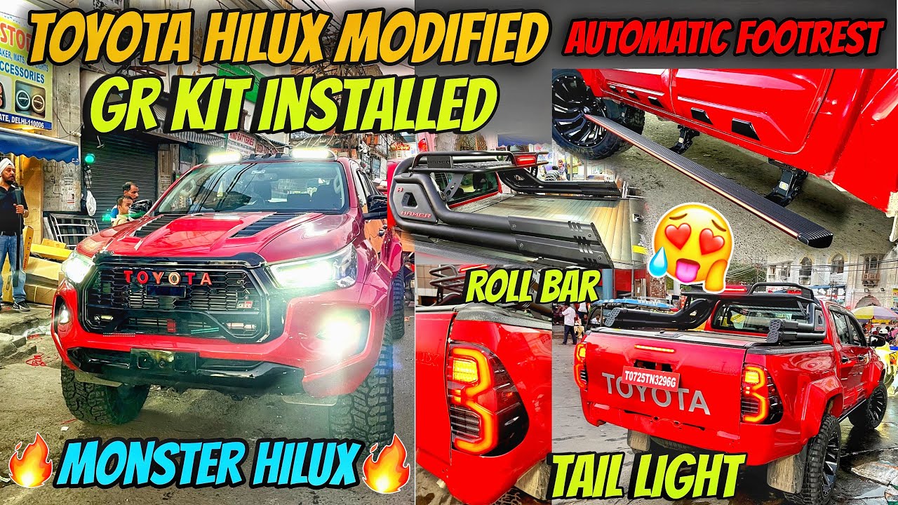 TOYOTA HILUX UPGRADED INTO MONSTER HILUX 😱 READY TO OFFROAD 💥HILUX MODIFICATON ✅🔥