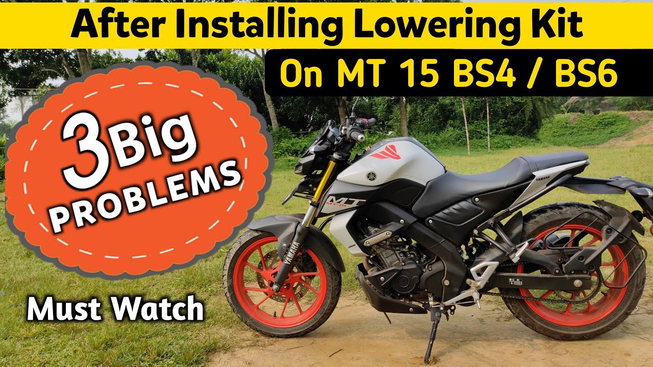 With Proof 3 Big Disadvantages On MT 15 After Installing Lowering Kit || MT 15 Lowering Kit Problems