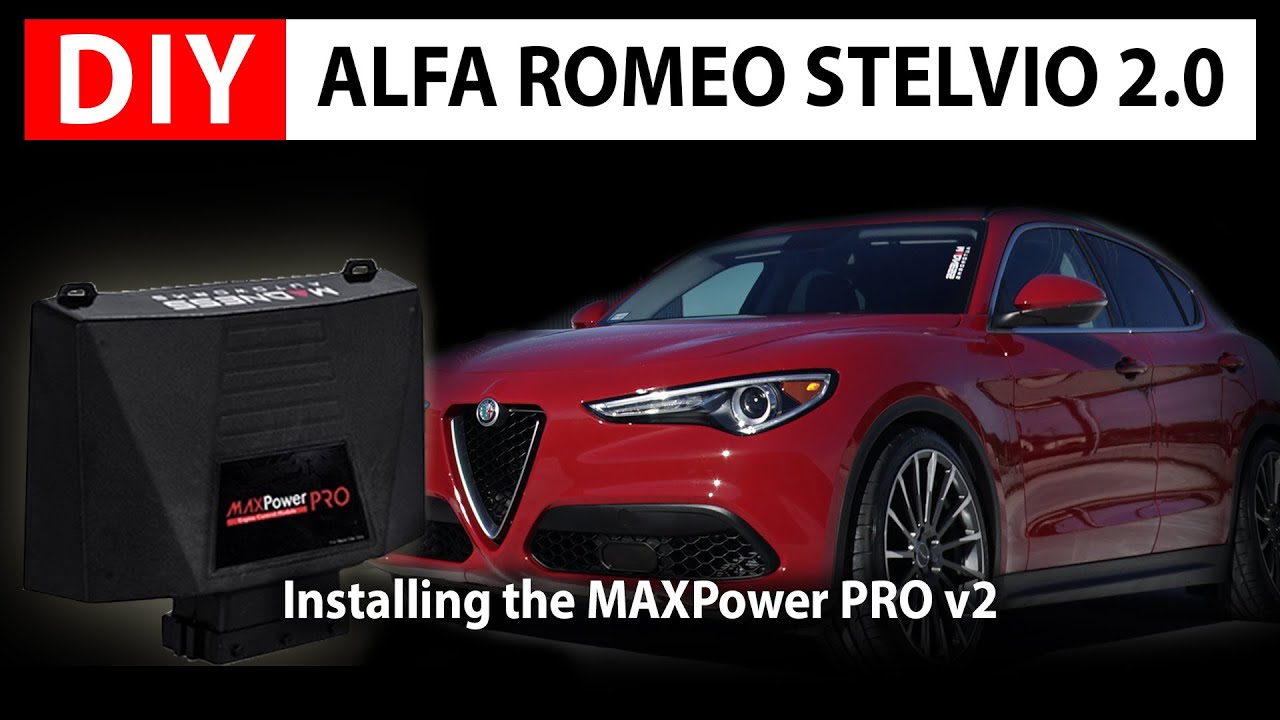 DIY Alfa Romeo Stelvio 2.0: Installing the MAXPower PRO V2 by MADNESS