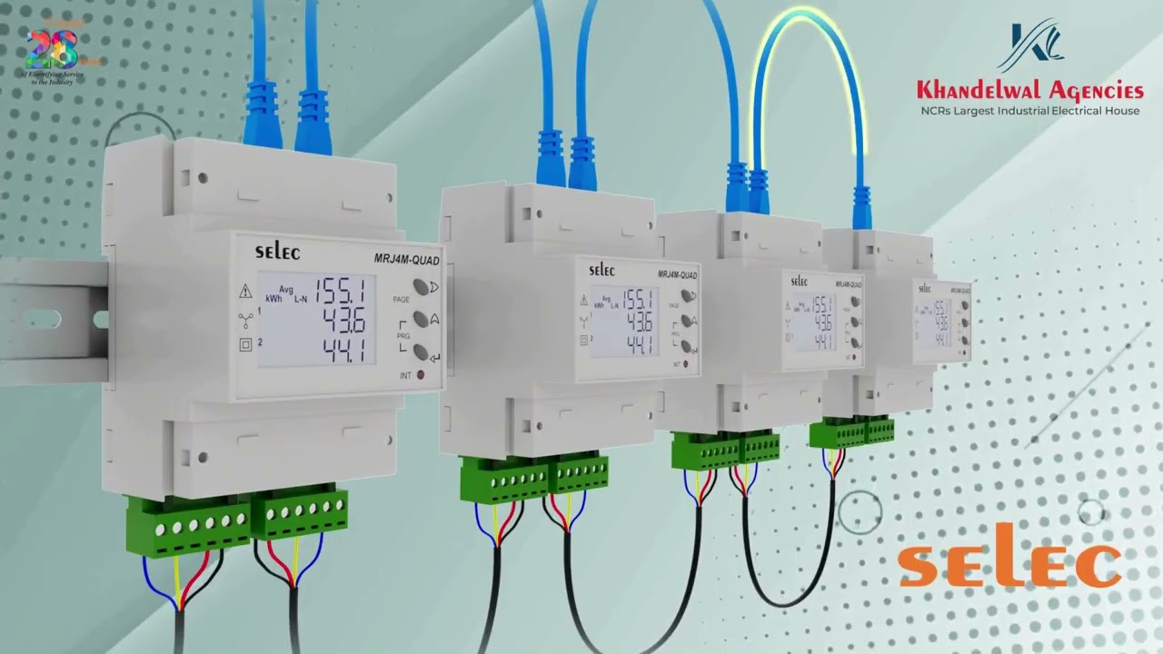 Selec MRJ4M-Quad | Smart Electrical Monitoring | Khandelwal agencies