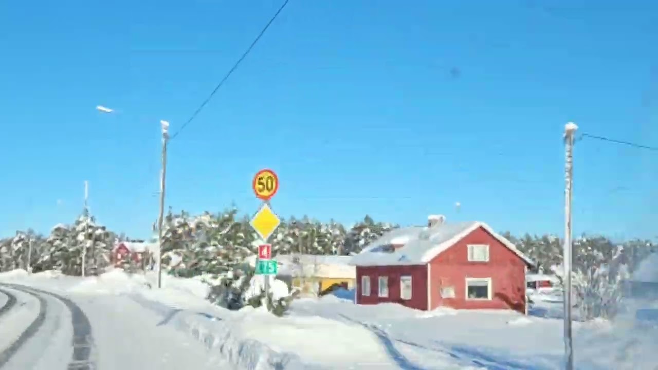 Arctic road trip part 5. Driving through northern Lapland.