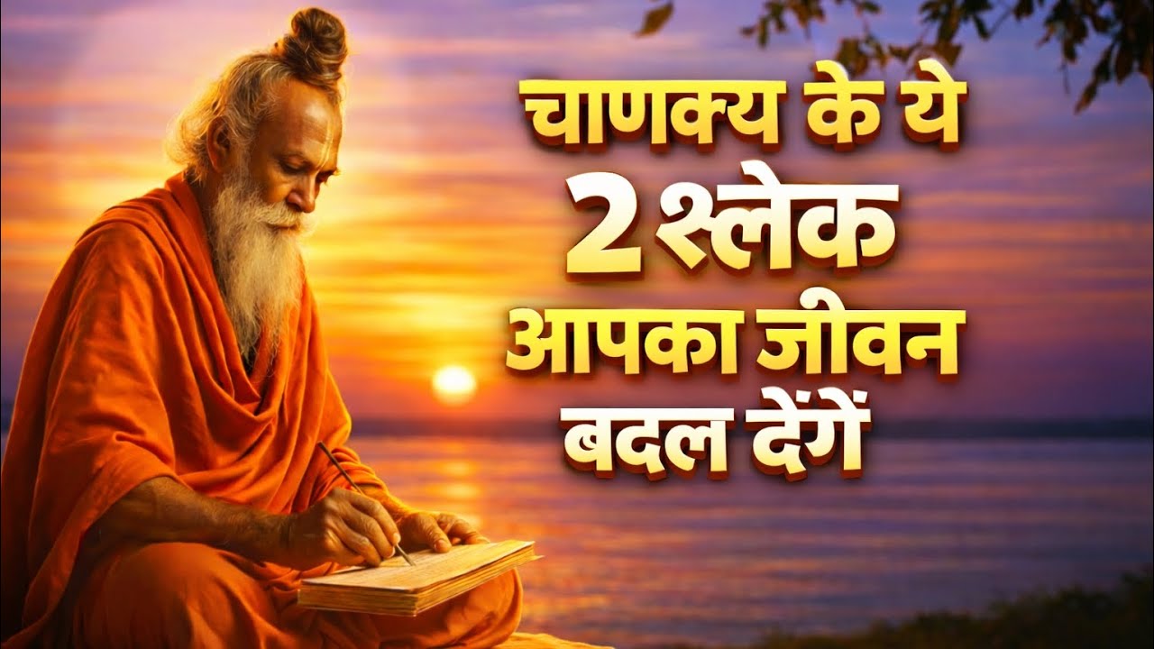 चाणक्य के ये 2 श्लोक आपका जीवन बदल देंगे | Chanakya Niti Motivation 