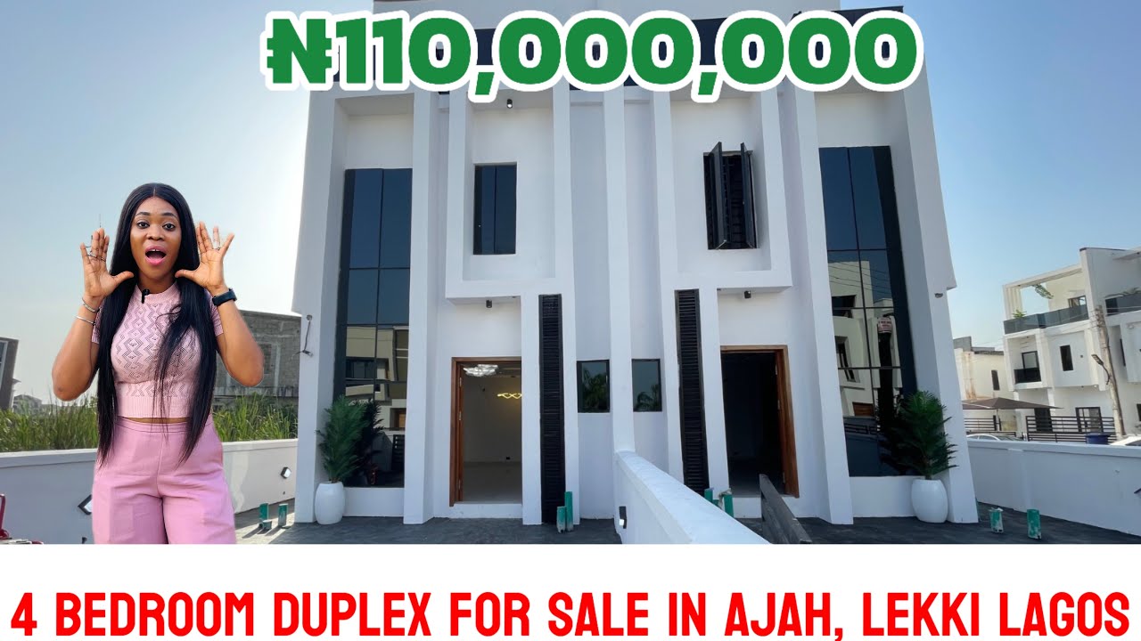 ₦110,000,000 House for Sale in Lekki: 4 Bedroom Semi-Detached Duplex for Sale in Ajah, Lekki Lagos
