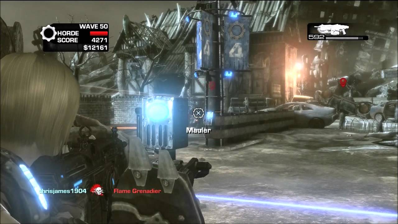 Gears of War 3 - Horde 2.0 - Gridlock - Wave 49/50