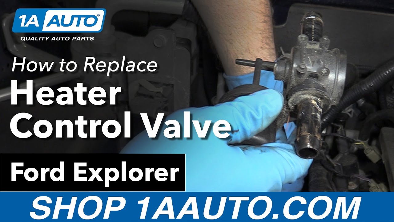 Как заменить регулирующий клапан отопителя Ford Explorer 06-10