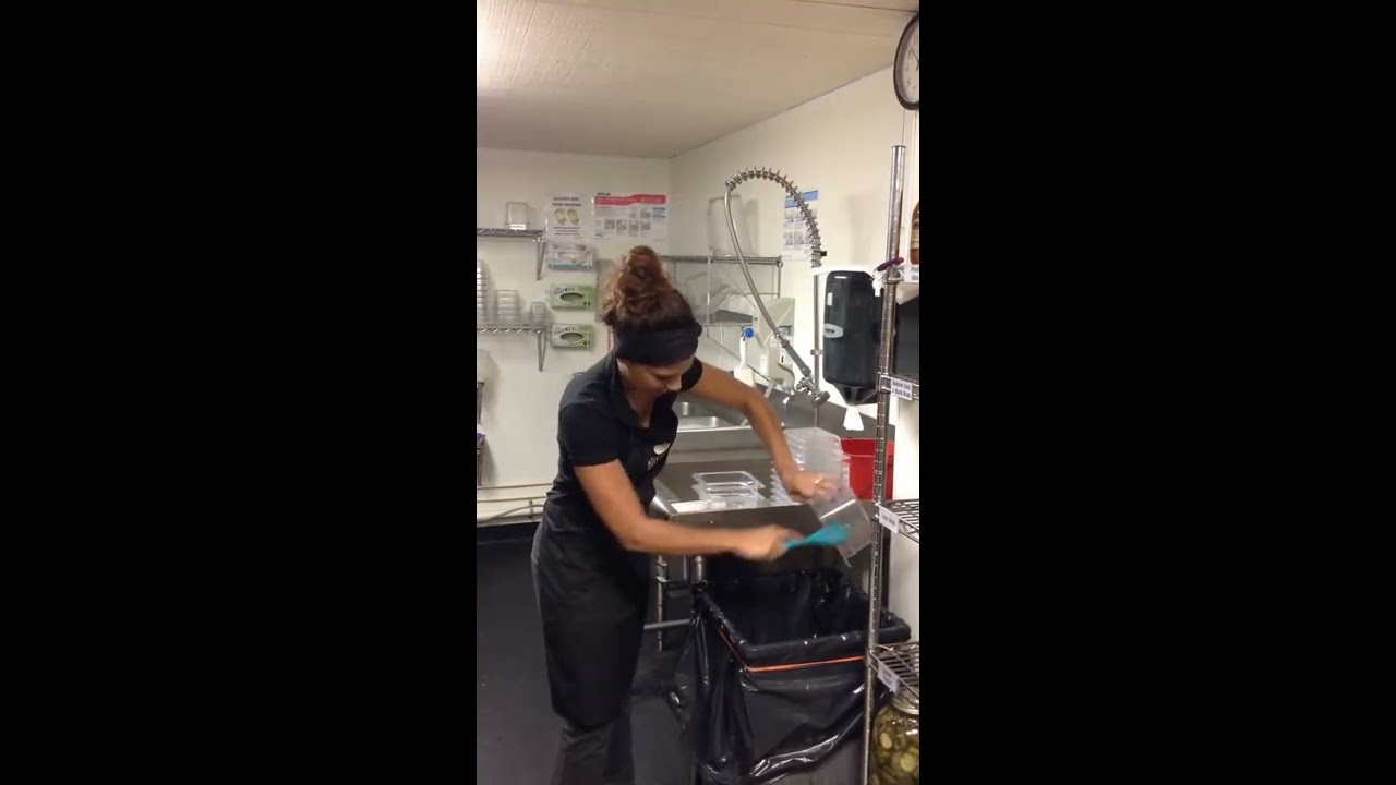 Samples Kitchen: Using a 3-Bin Sink