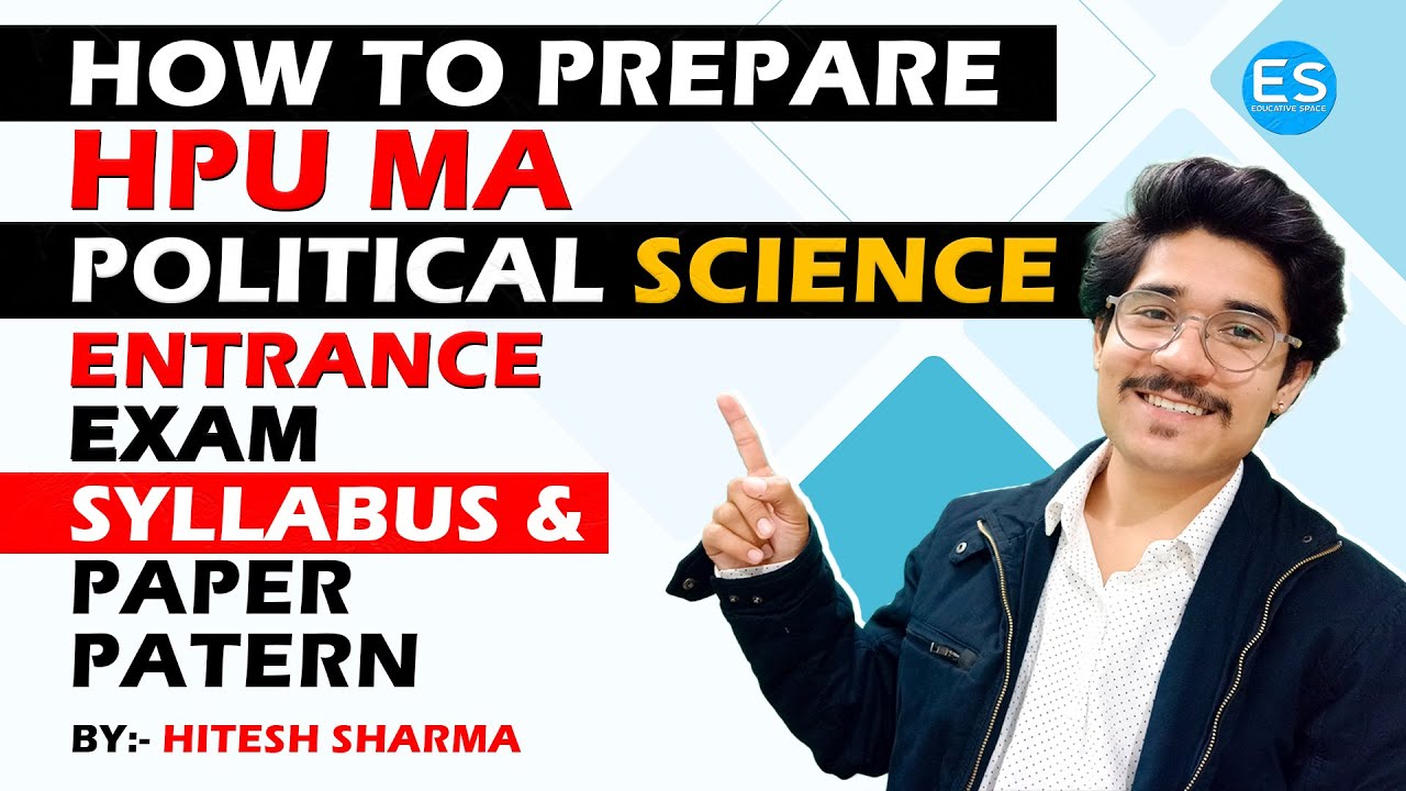 How To Prepare HPU MA Political Science Entrance Exam || HPU MA Political Science Entrance Syllabus