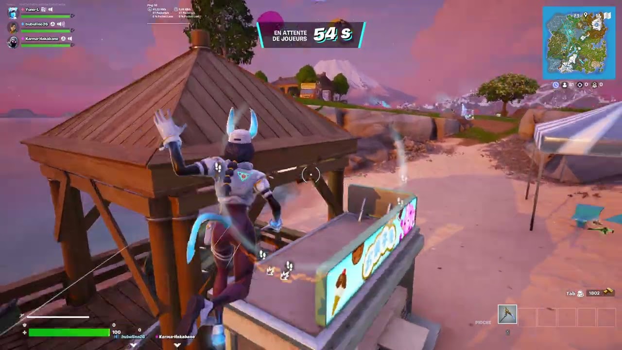 Fortnite battle royal 1 Défaite 1 Victoire