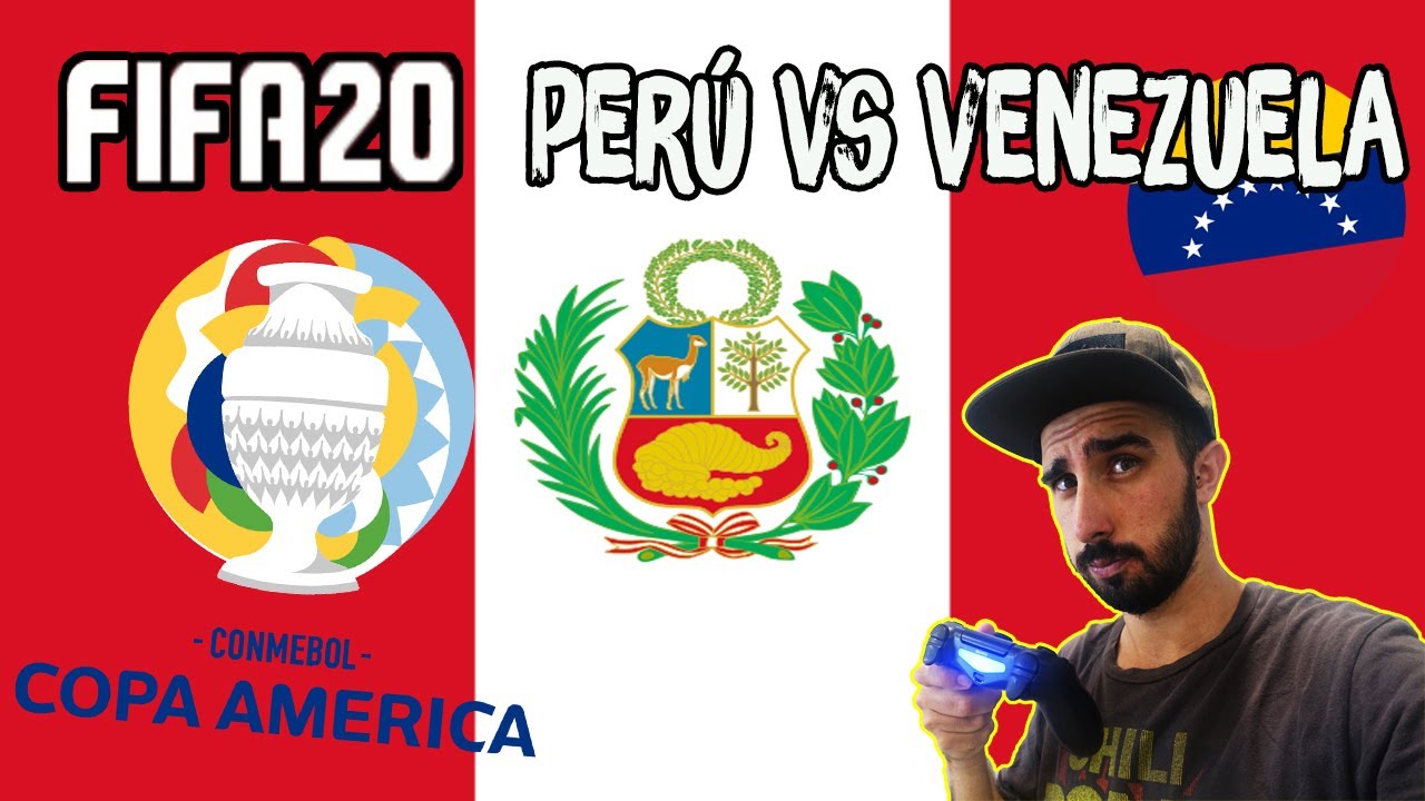 PER&Uacute; vs VENEZUELA en la COPA AM&Eacute;RICA |  FIFA 2020 🎮 | EXTRANJERO juega con PER&Uacute;! | OTRA GOLEADA!