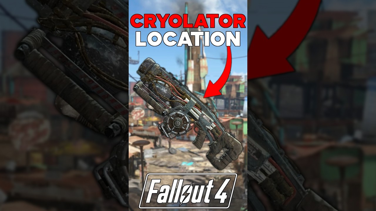 CRYOLATOR WEAPON LOCATION IN FALLOUT 4