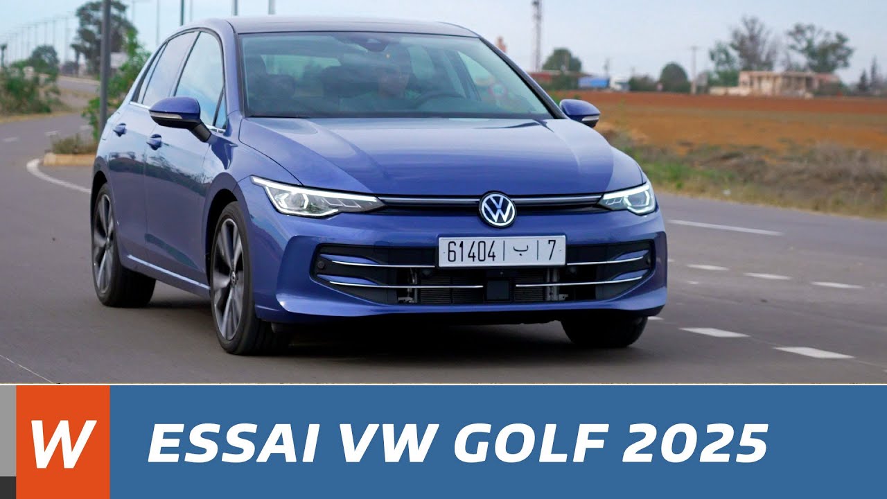 Essai de la VW Golf 2025 Maroc - تجربة قيادة المغرب