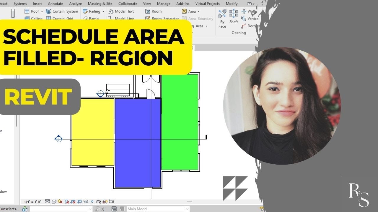 Schedule Filled-Region Area in Revit
