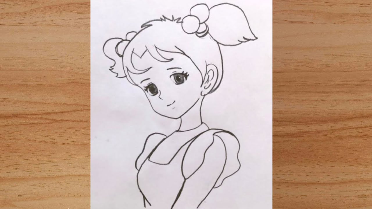رسم كرتون| رسم انمي| تعلم رسم ساندي بل | How to draw Sandybell