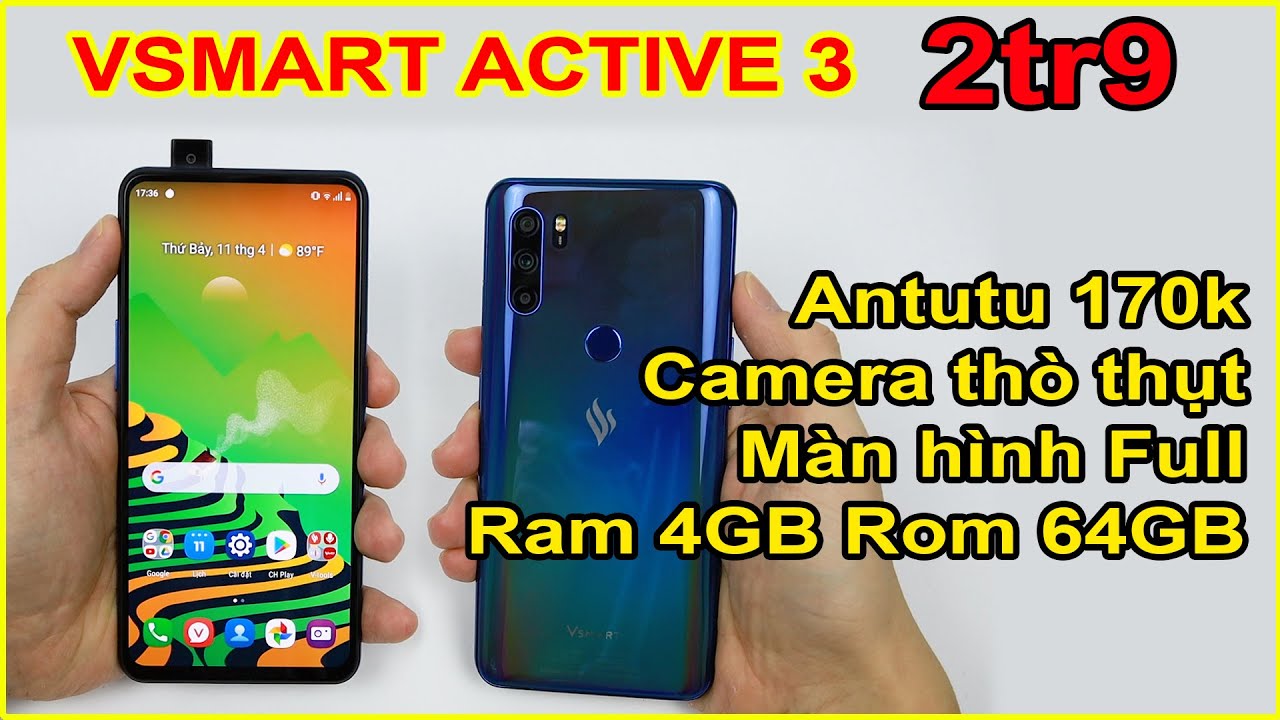Mở hộp Vsmart Active 3 giá 2tr9 trên LAZADA, SHOPEE. Lại là vấn đề Màn Hình!!! | MUA HÀNG ONLINE