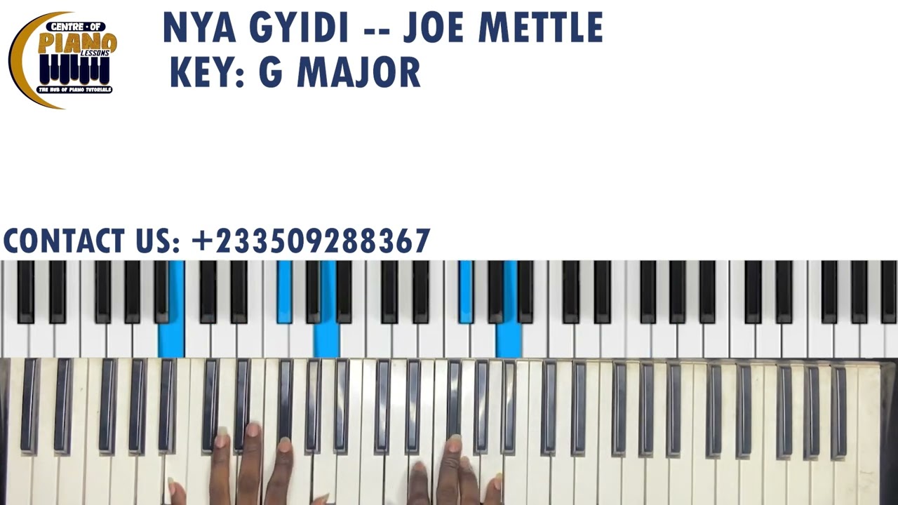 Nya Gyidi - Piano Cover || Joe Mettle