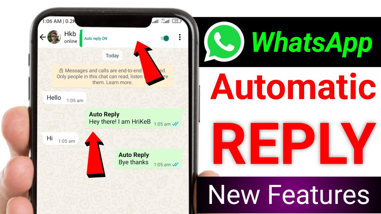 how to set auto reply on whatsapp | whatsapp auto reply kaise kare | how to auto reply in whatsapp
