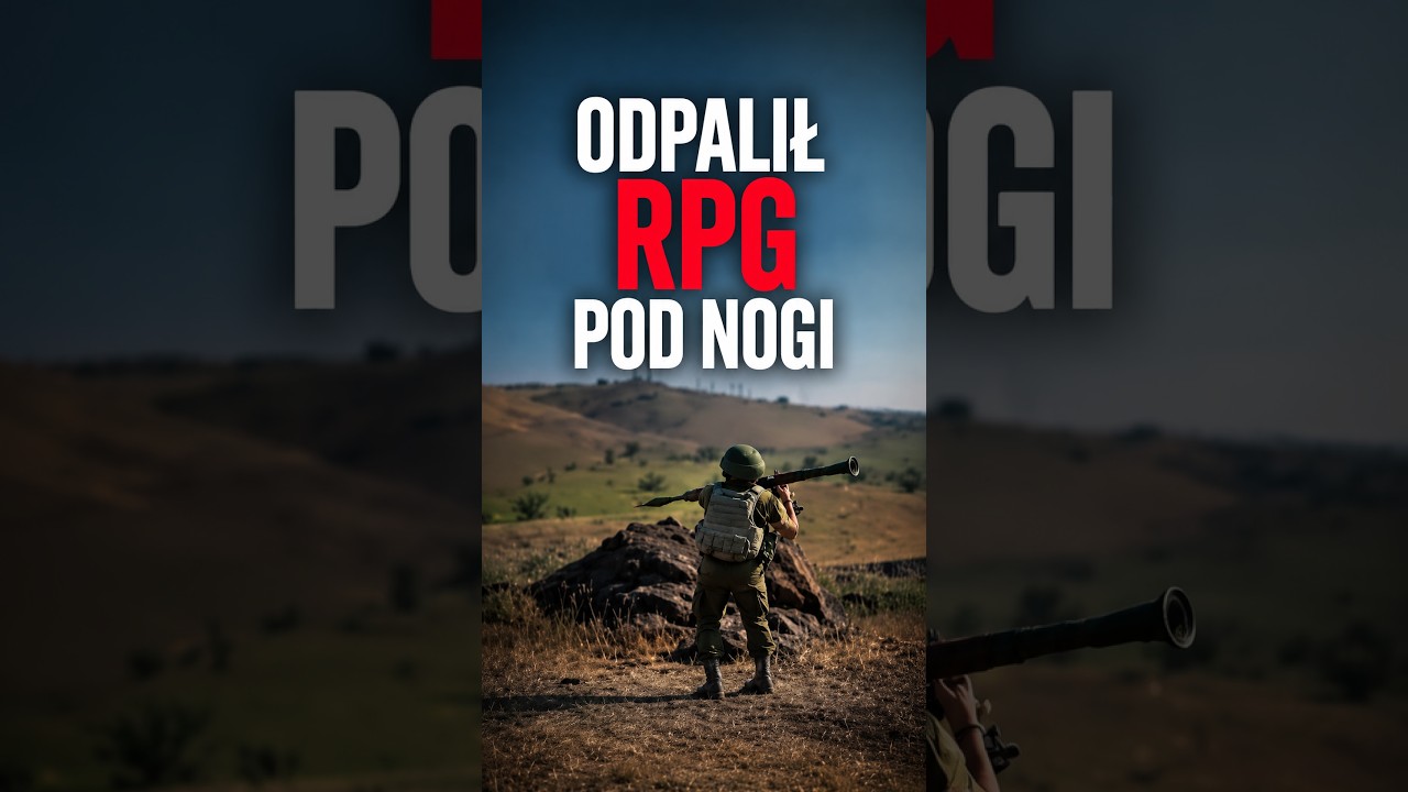 Rosyjski żołnierz nie opanował granatnika