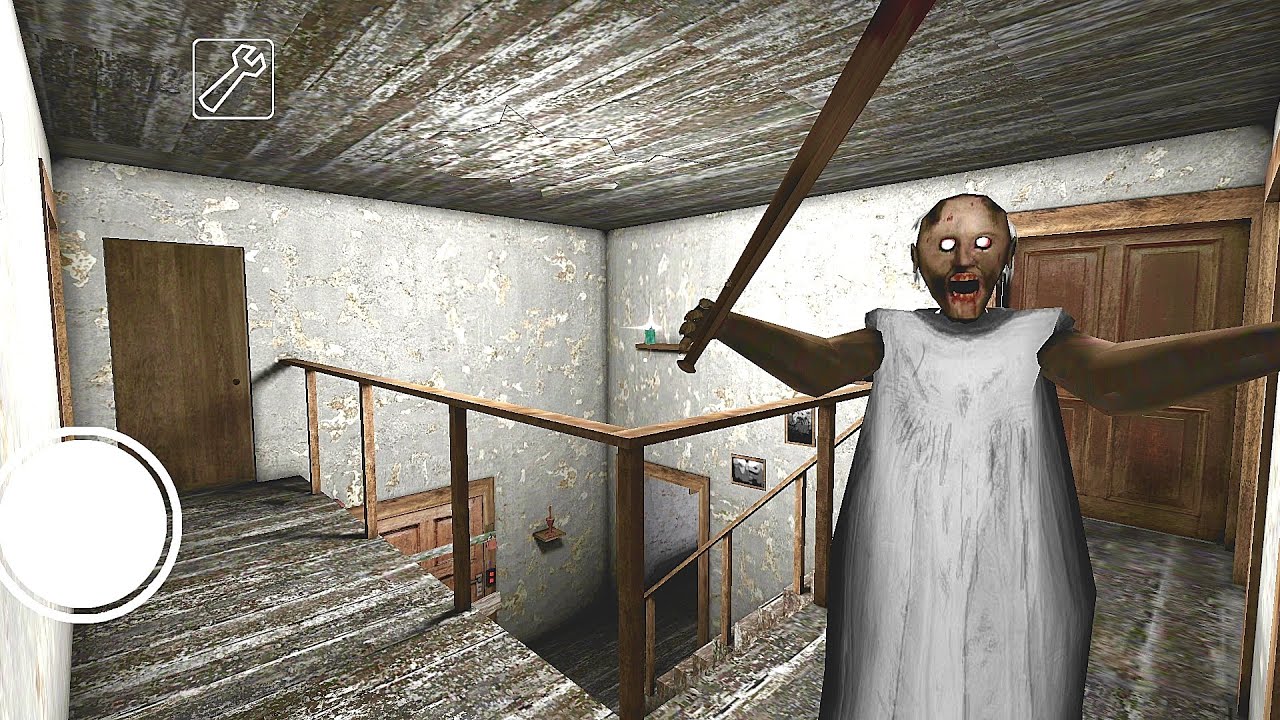 Granny Game Horror Escape Gameplay | Granny Hugs Me 💞🤗 #granny #scary #horrorgaming #ytvideo #viral 