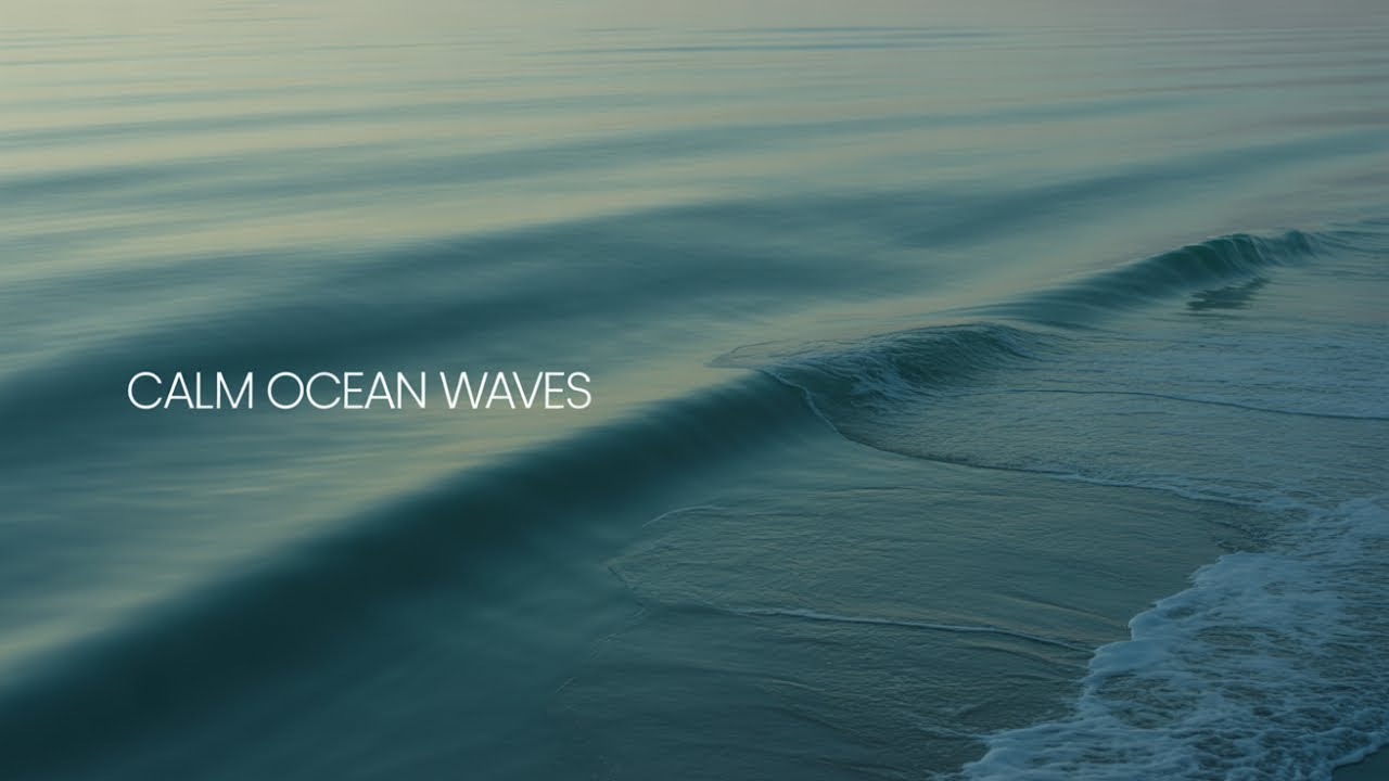 Gentle Sea Waves Ambience | 8 Hours Black Screen White Noise