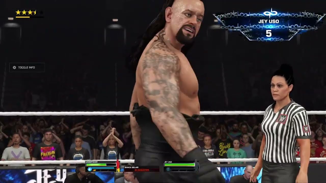 WWE wrestling Roman Reigns Vs John Cena Vs Goldberg WrestleMania #wwe #wwe2k25 #ps5 #gaming #shorts