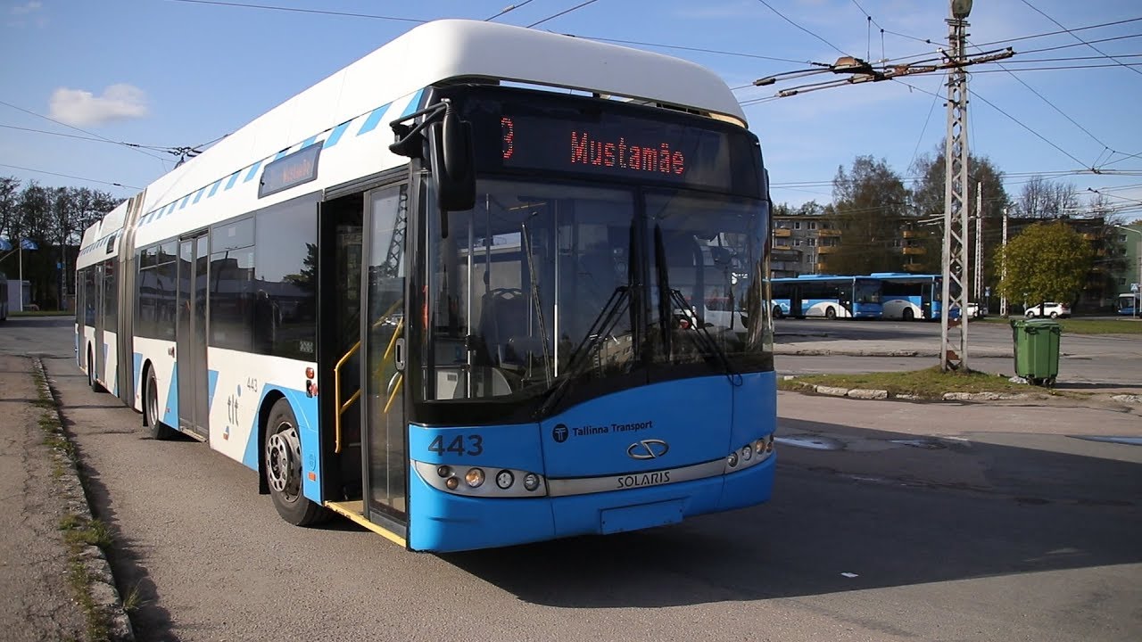 Trolleybus route  nr 3, Tallinn