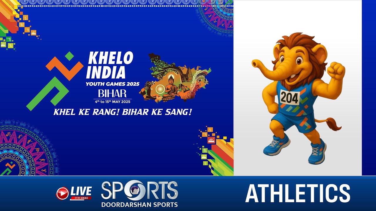 LIVE - Athletics - Khelo India Youth Games 2025, Bihar | Doordarshan Sports