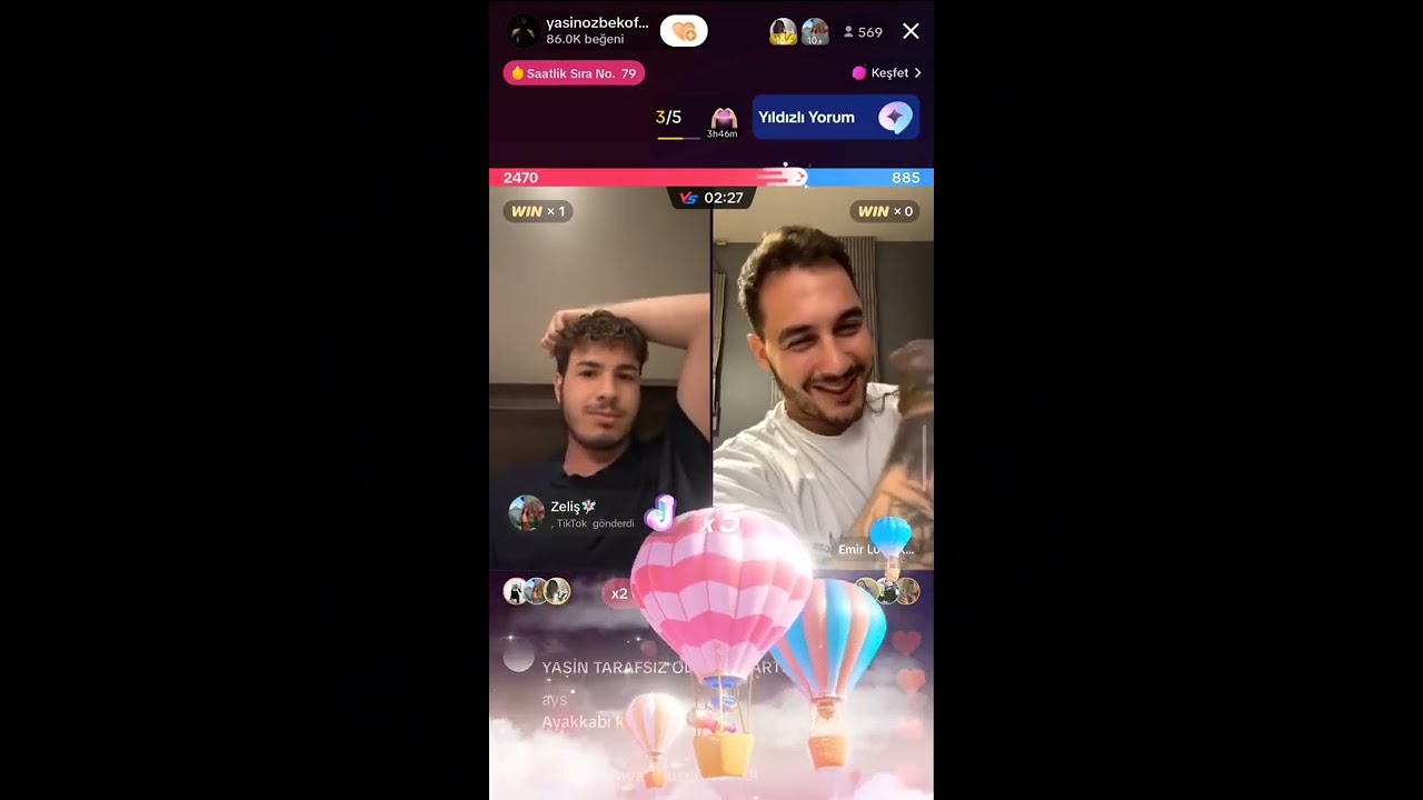 Yasin Özbek Luca Tiktok Canlı Yayın 22 Ağustos
