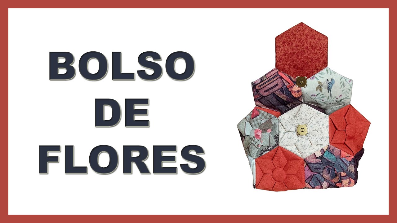 Cómo hacer un BOLSO de HEXÁGONOS FLOR