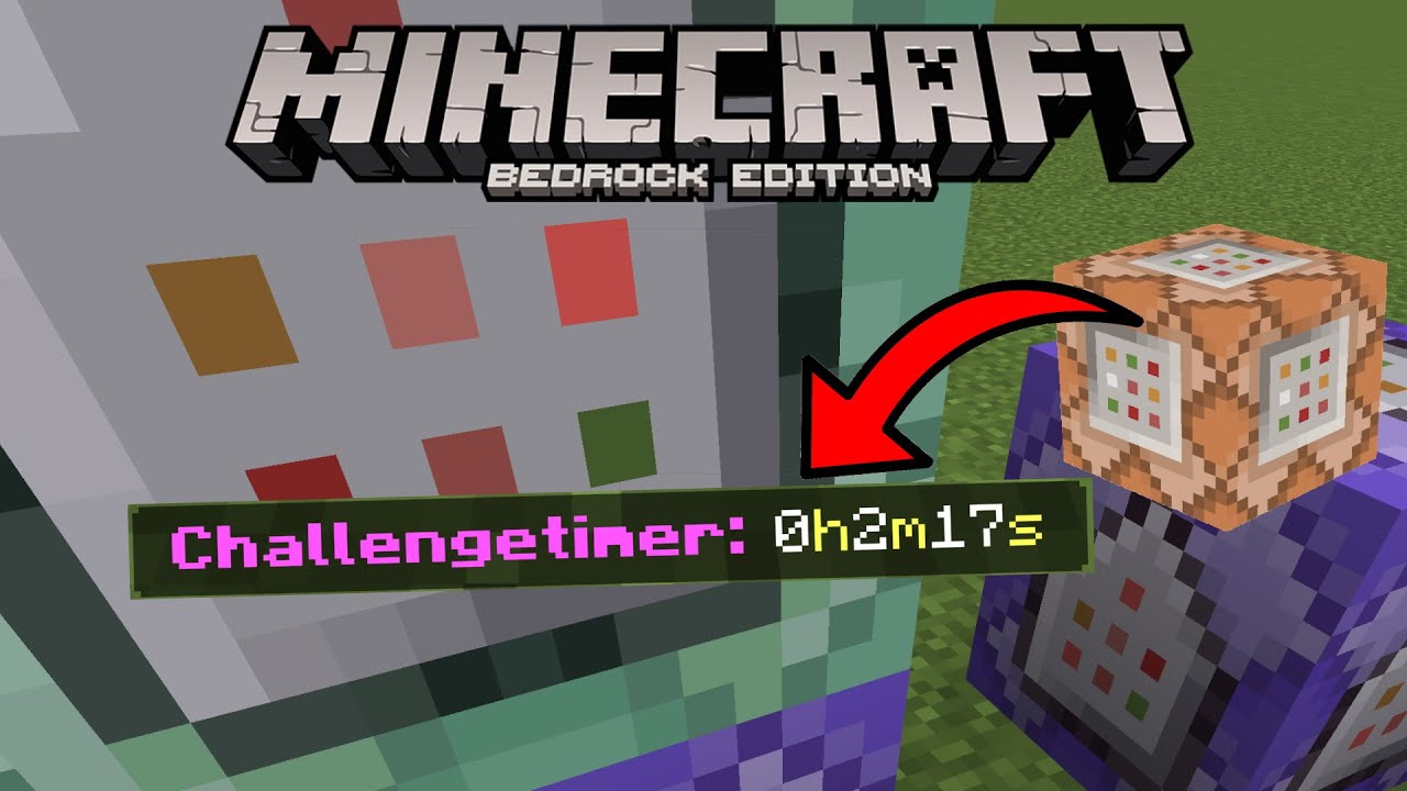 ACTIONBAR TIMER COMMAND in Minecraft Bedrock Edition | Minecraft Bedrock Tutorial PS4/Xbox/Win10/PE