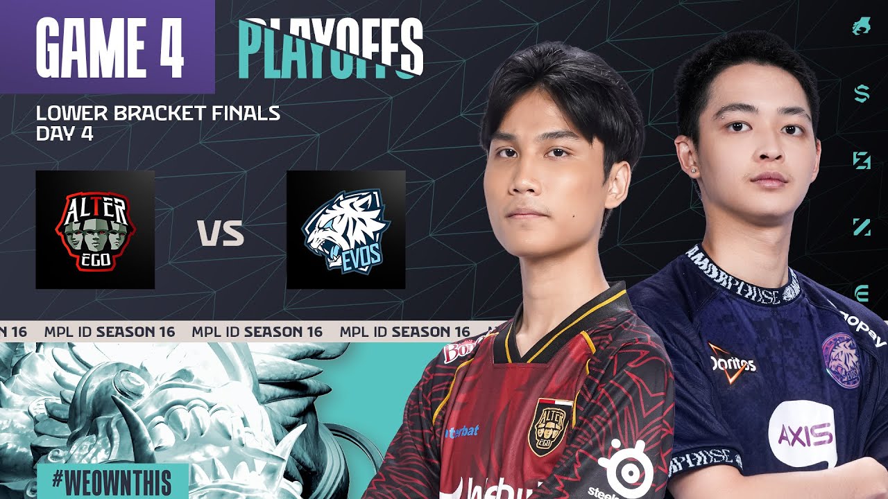 ALTER EGO vs EVOS | Playoffs Day 4 | Game 4 | #MPLIDS16