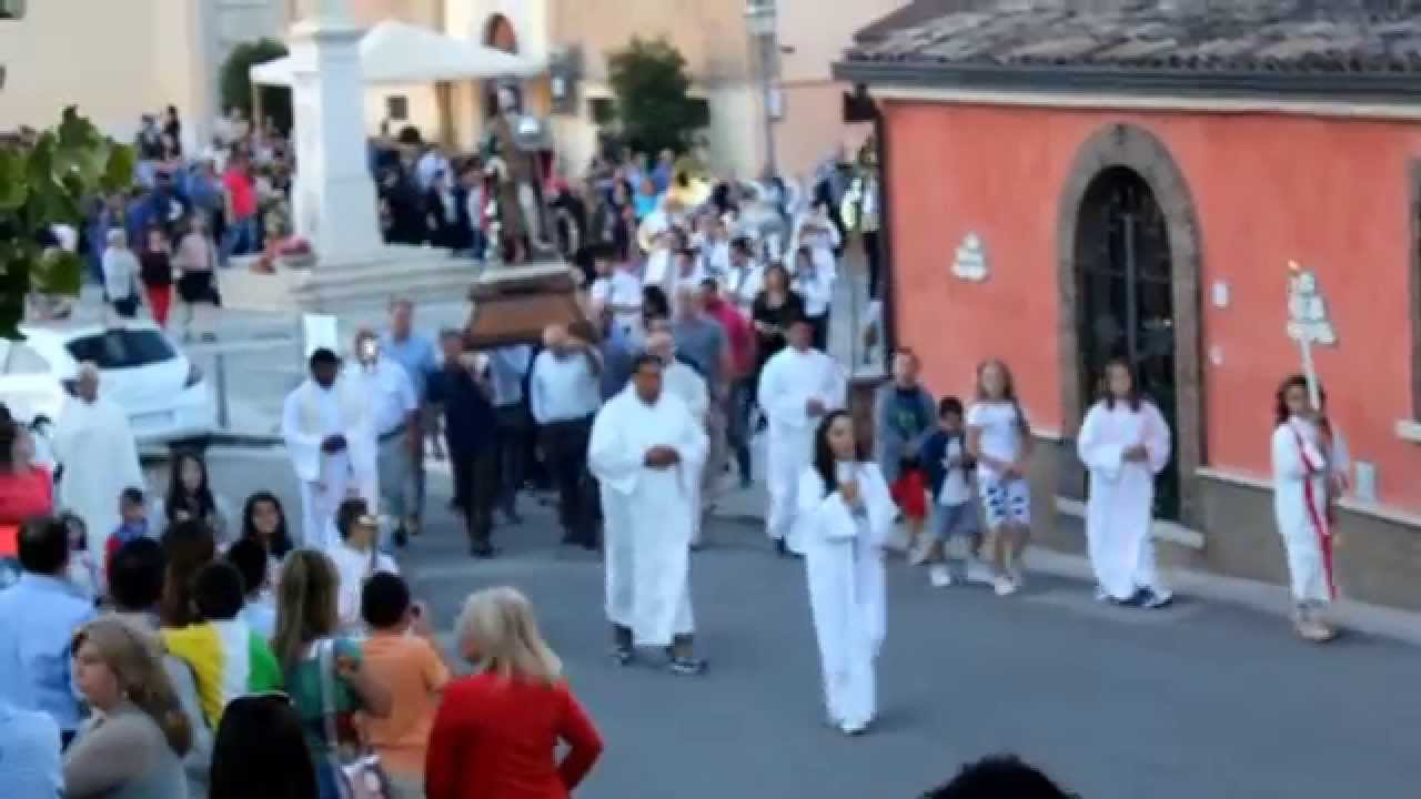 Castel Baronia 16 08 2014, Processione di S Rocco