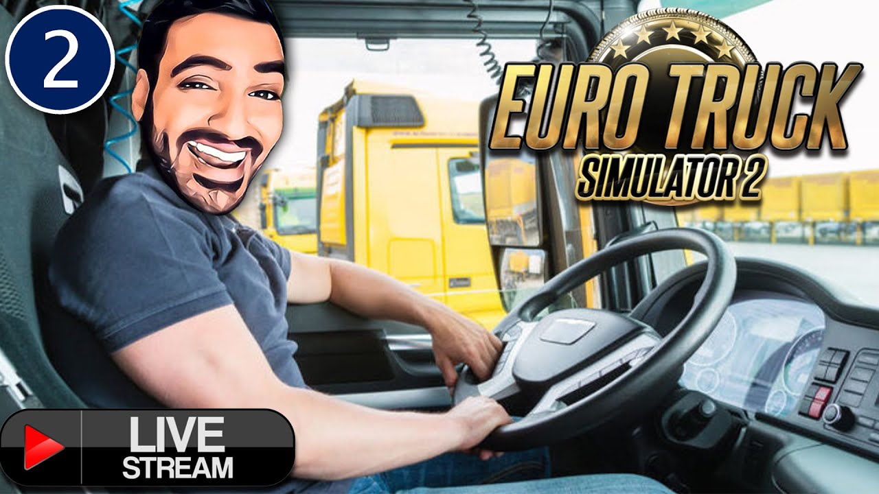 لایو استریم بازی شبیه ساز رانندگی با کامیون - Euro Truck Simulator 2 Live Stream #2
