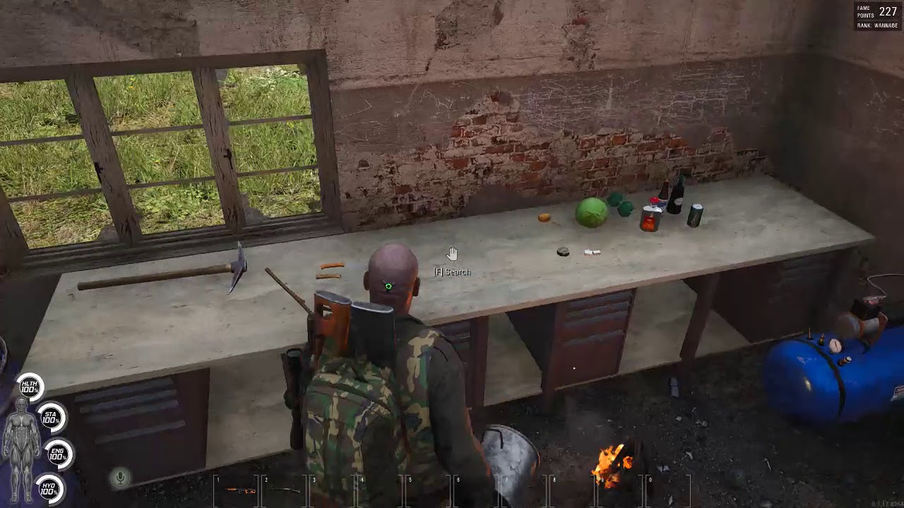 SCUM Ateş yakma , Yemek pişirme rehberi