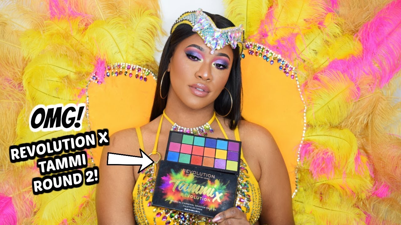 MAKEUP REVOLUTION X TAMMI TROPICAL CARNIVAL PALETTE! BIG ANNOUNCEMENT!