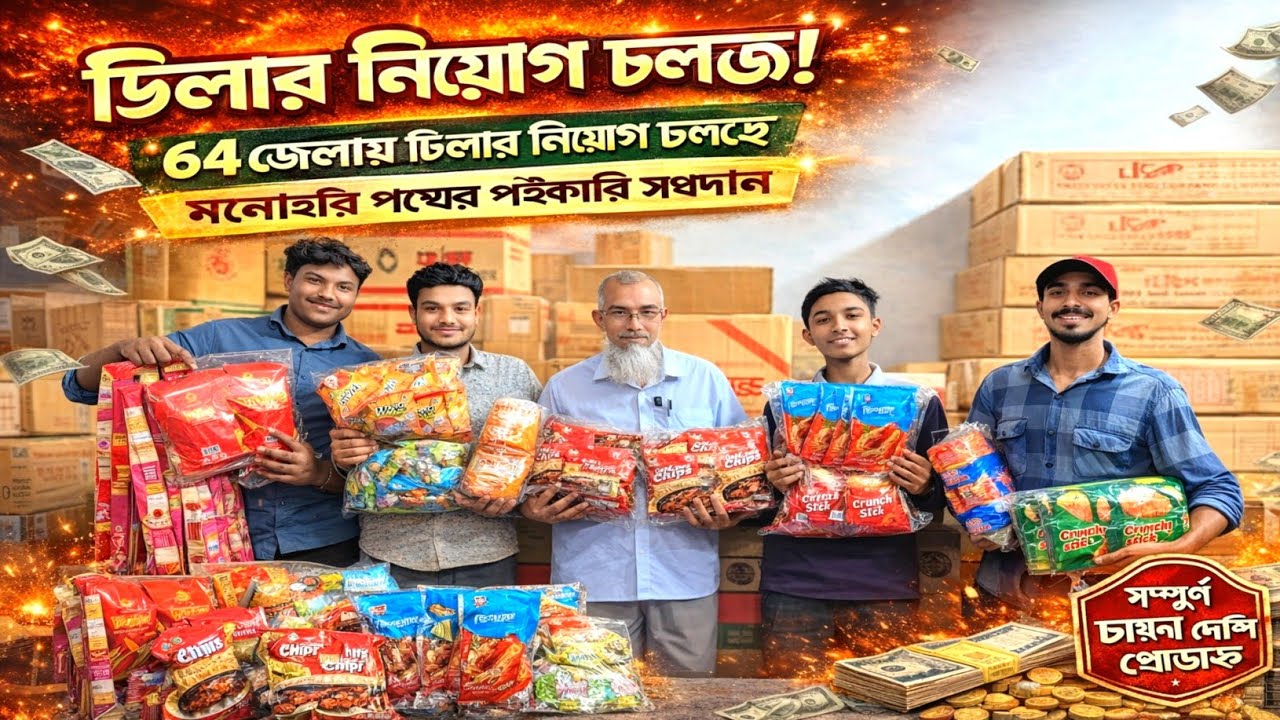 চকলেট পাইকারি নিয়ে ব্যবসা করুন || ২৫০ টাকায় কিনে ৬০০ টাকা বিক্রি || Chocolate wholesale market