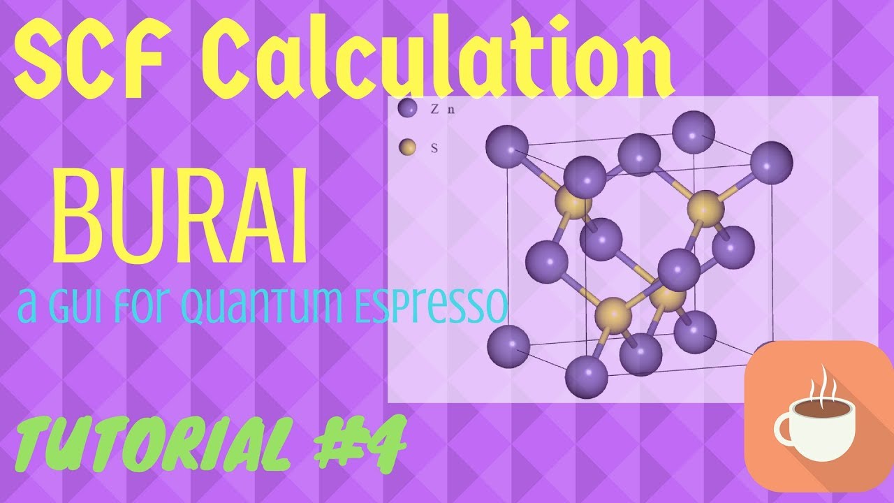 Расчеты SCF с использованием BURAI (графический интерфейс для Quantum ESPRESSO) - [УРОКИ №4]