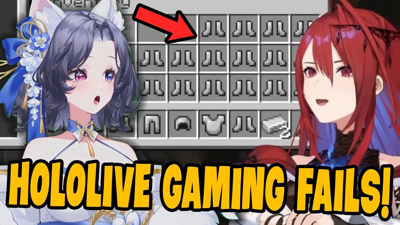 Yueho Reacts to HOLOLIVE EN's Most Embarrassing Gaming Fails